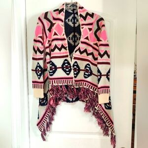 Kid's Open Pancho Sweater. OS fits Kids' 10-18